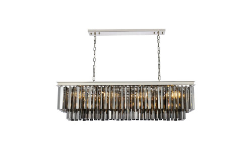 Sydney 12 Light Chandelier in Polished Nickel (173|1202D50PN-SS/RC)