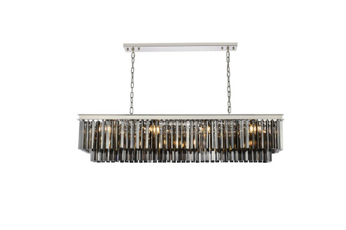 Sydney 12 Light Chandelier in Polished Nickel (173|1202D60PN-SS/RC)