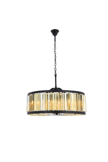 Chelsea Ten Light Chandelier in Matte Black (173|1203D35MB-GT/RC)