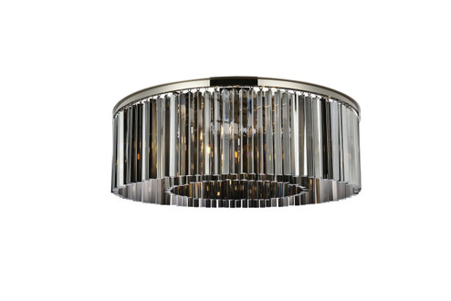 Sydney Ten Light Flush Mount in Polished Nickel (173|1208F43PN-SS/RC)