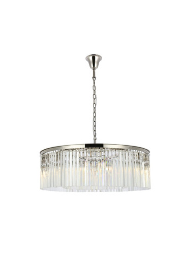 Sydney Ten Light Chandelier in Polished Nickel (173|1208G43PN/RC)