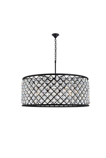Madison Ten Light Chandelier in Matte Black (173|1214G43MB/RC)