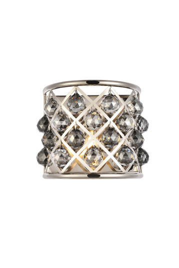 Madison One Light Wall Sconce in Polished Nickel (173|1214W11PN-SS/RC)