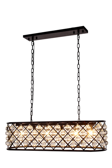 Madison Six Light Chandelier in Matte Black (173|1215G40MB/RC)