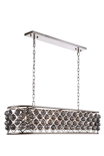 Madison Seven Light Chandelier in Polished Nickel (173|1216G50PN-SS/RC)
