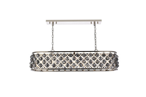 Madison Seven Light Chandelier in Polished Nickel (173|1216G50PN-SS/RC)
