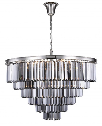 Sydney 33 Light Chandelier in Polished Nickel (173|1231D44PN-SS/RC)