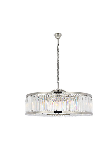 Chelsea Ten Light Chandelier in Polished nickel (173|1233G43PN/RC)