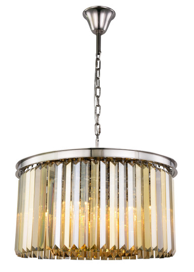 Sydney Eight Light Chandelier in Polished Nickel (173|1238D26PN-GT/RC)