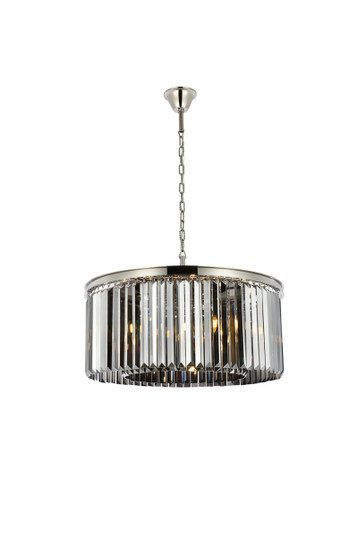Sydney Eight Light Chandelier in Polished nickel (173|1238D31PN-SS/RC)