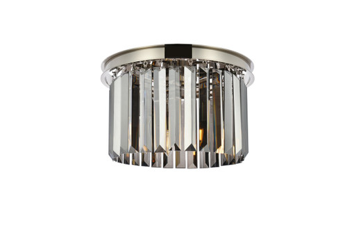 Sydney Three Light Flush Mount in Polished nickel (173|1238F16PN-SS/RC)