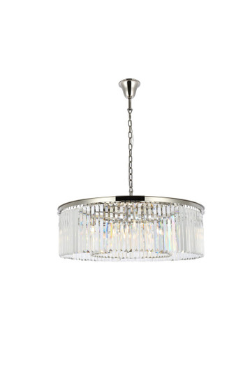 Sydney Ten Light Chandelier in Polished nickel (173|1238G43PN/RC)