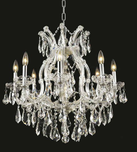Maria Theresa Nine Light Chandelier in Chrome (173|2801D26C/RC)