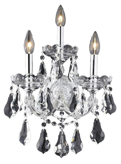 Maria Theresa Three Light Wall Sconce in Chrome (173|2801W3C/RC)
