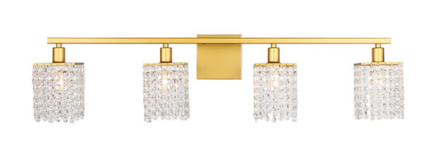 Phineas Four Light Wall Sconce in Brass (173|LD7012BR)
