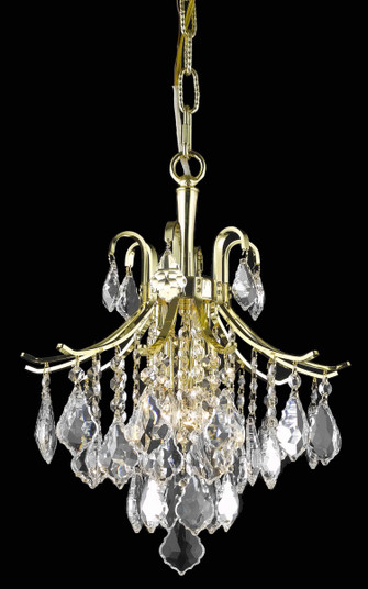 Amelia Three Light Pendant in Gold (173|LD8100D12G)