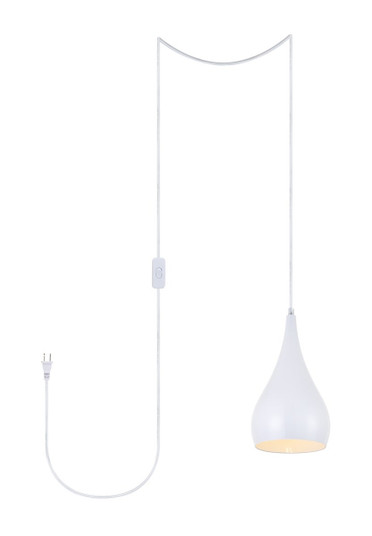 Nora One Light Plug in Pendant in White (173|LDPG2001WH)