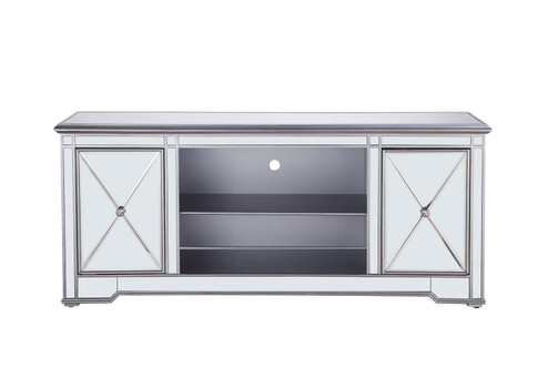 Modern TV Stand in Antique Silver (173|MF601S)