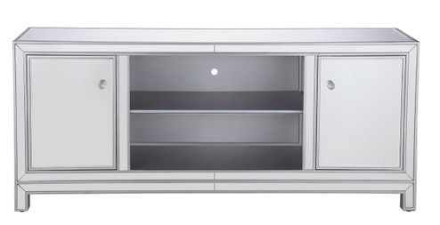 Modern TV Stand in Antique Silver (173|MF701S)