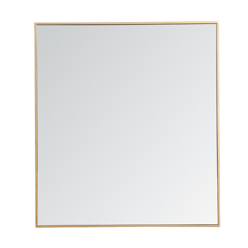 Monet Mirror in Brass (173|MR43640BR)