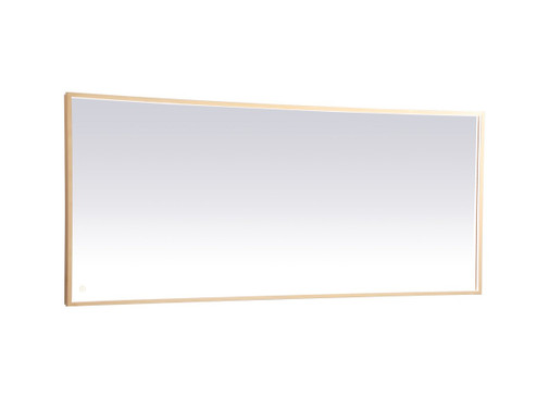 Pier LED Mirror in Brass (173|MRE63072BR)