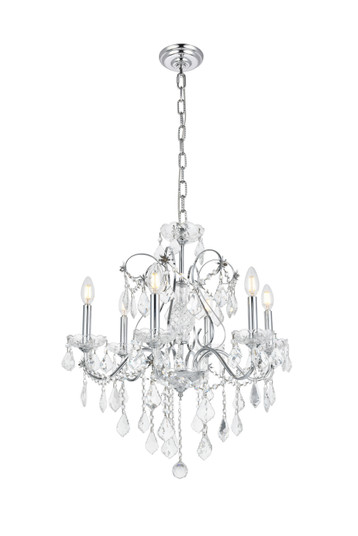 St. Francis Six Light Chandelier in Chrome (173|V2015D24C/RC)