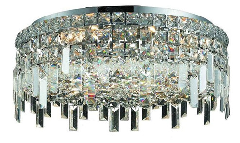 Maxime Six Light Flush Mount in Chrome (173|V2031F20C/RC)