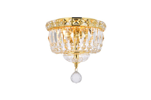 Tranquil Two light Flush Mount in Gold (173|V2528F8G/RC)