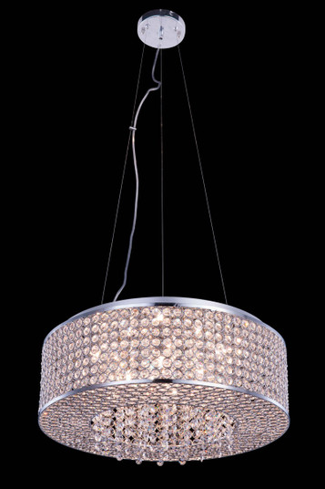 Amelie Eight Light Pendant in Chrome (173|V2914D20C/RC)