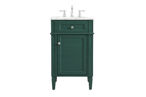 Park Avenue Single Bathroom Vanity in Green (173|VF12521GN)