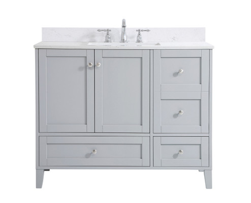 sommerville Bathroom Vanity Set in Grey (173|VF18042GR-BS)
