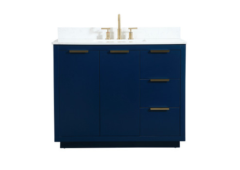 Blake Vanity Sink Set in blue (173|VF19442BL-BS)