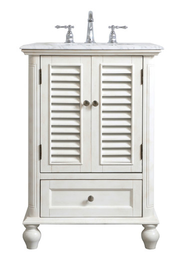 Rhodes Single Bathroom Vanity in antique white (173|VF30524AW)