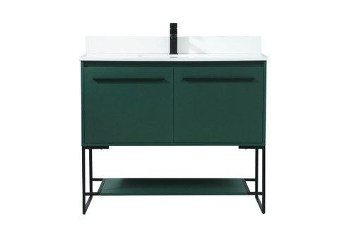 Sloane Vanity Sink Set in Green (173|VF42540MGN-BS)