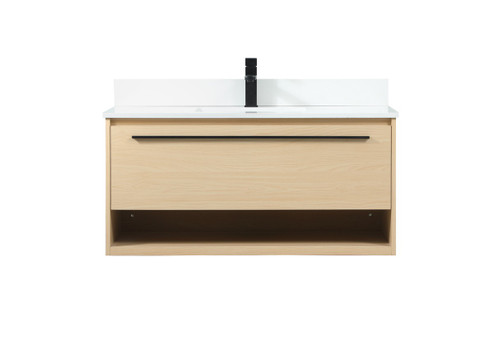 Roman Vanity Sink Set in Maple (173|VF43540MMP-BS)
