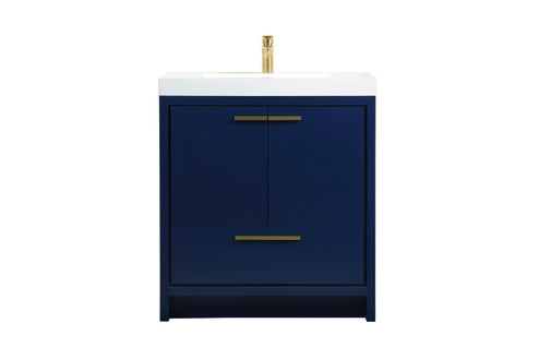 Wyatt Bathroom Vanity Set in Blue (173|VF46030MBL)