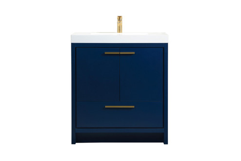 Wyatt Bathroom Vanity Set in Blue (173|VF46030MBL)