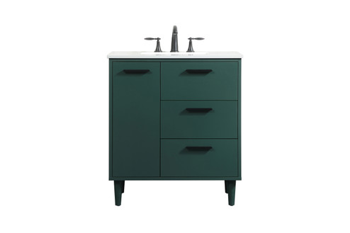 Baldwin Vanity Sink Set in Green (173|VF47030MGN)