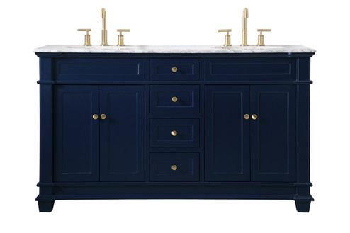 Wesley Bathroom Vanity Set in Blue (173|VF50060DBL)