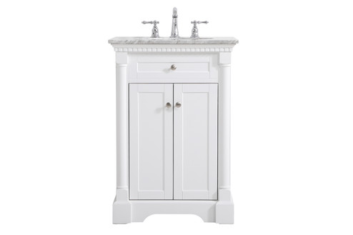 Clarence Bathroom Vanity Set in White (173|VF53024WH)