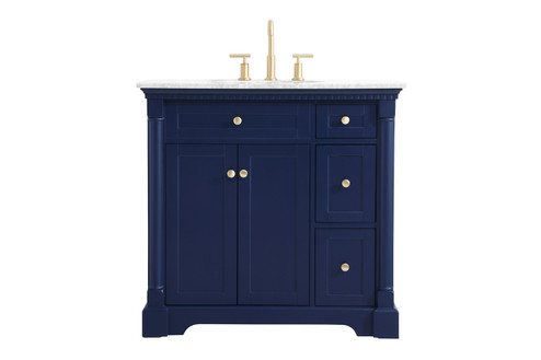 Clarence Bathroom Vanity Set in Blue (173|VF53036BL)