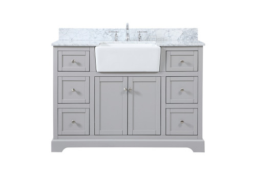 Franklin Single Bathroom Vanity in Grey (173|VF60248GR-BS)