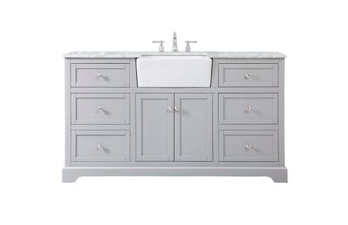 Franklin Single Bathroom Vanity in Grey (173|VF60260GR)