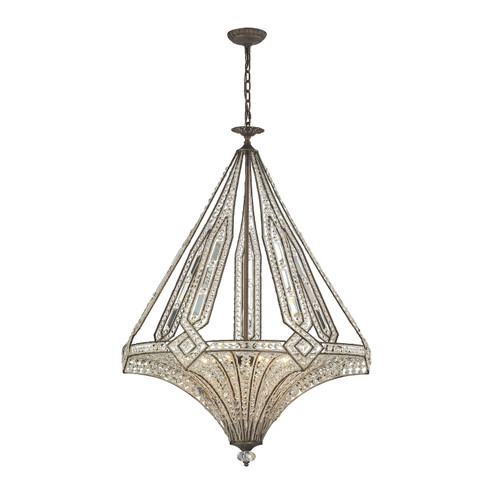 Jausten Seven Light Chandelier in Antique Bronze (45|11784/7)