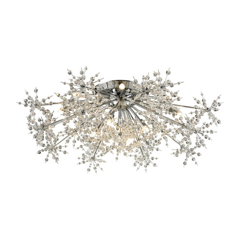 Snowburst 13 Light Semi Flush Mount in Polished Chrome (45|11892/13)