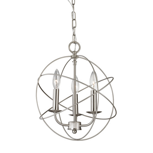 Williamsport Three Light Chandelier in Brushed Nickel (45|1513CH/20)