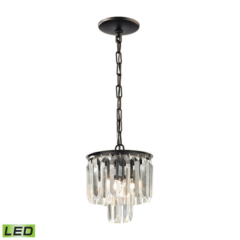 Palacial LED Mini Pendant in Oil Rubbed Bronze (45|15224/1-LED)