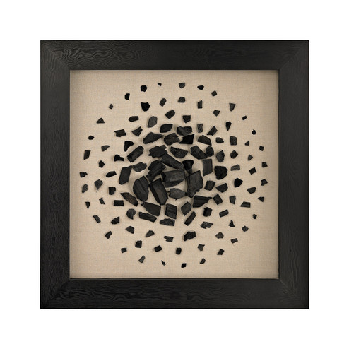 Black and White Carbon Wall Art in Black (45|3168-025)