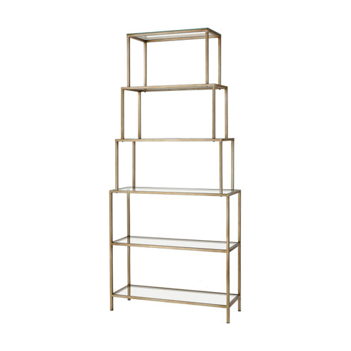 Louisville Bookcase in Brushed Gold (45|3169-122)