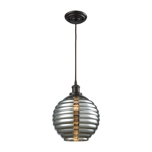 Ridley One Light Mini Pendant in Oil Rubbed Bronze (45|56550/1)